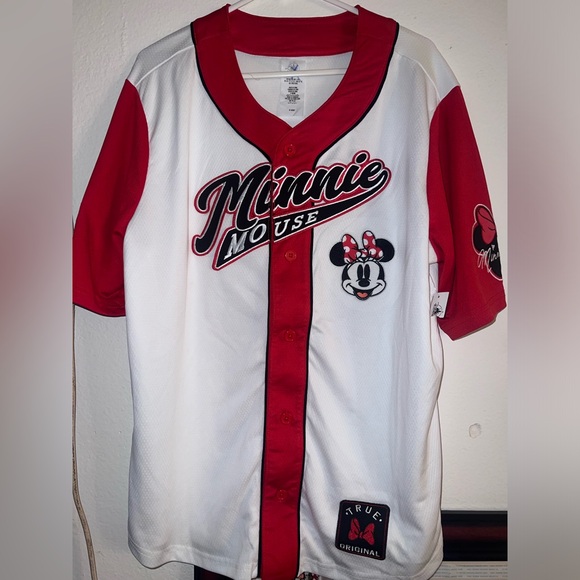 Disney Tops - Disney Parks Minnie Mouse Baseball Jersey #28